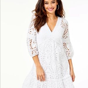 Lilly Pulitzer Size 2 Lucinda White Eyelet Dress